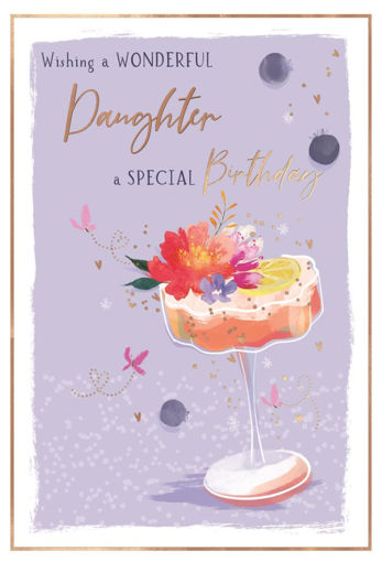 Picture of WISHING A WONDERFUL DAUGHTER A SPECIAL BIRTHDAY CARD
